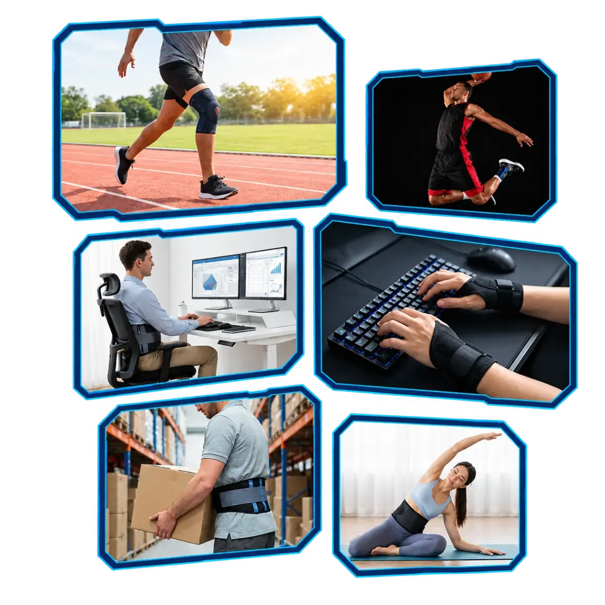 Trivex Surgicare orthopedic rehabilitation products — surgical supports and braces